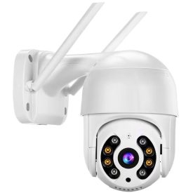   Kültéri WiFi térfigyelő kamera – Full HD 1080P, színes éjjellátás, kétirányú hang, IP66, teljes készlet