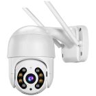 Kültéri WiFi térfigyelő kamera – Full HD 1080P, színes éjjellátás, kétirányú hang, IP66, teljes készlet