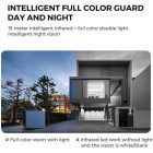 Kültéri WiFi térfigyelő kamera – Full HD 1080P, színes éjjellátás, kétirányú hang, IP66, teljes készlet