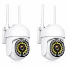 CAM360‑152 1+1 Kültéri‑Beltéri Full HD WiFi IP Kamera – Színes Éjjellátás, PTZ Forgatás, IP66
