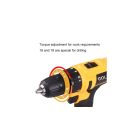 Hayami HA‑1005 Akkumulátoros Csavarozó és Fúrógép – 36V, 2 Akkus, 1350 RPM, 28 db Kiegészítő