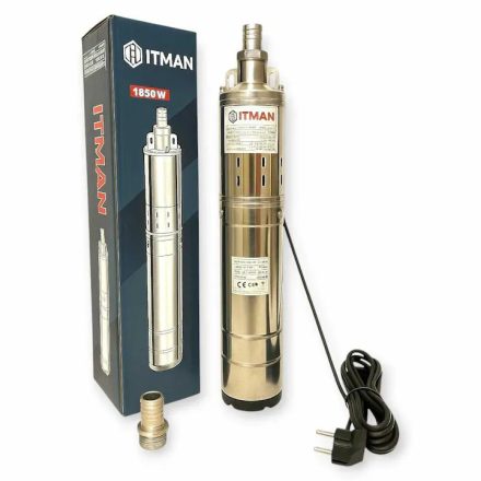 Hitman SP6833 mélykúti csőszivattyú – 1.850W, 6.500 l/óra, 35 m szívómélység