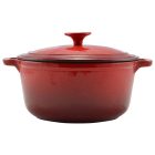 Perfect Home Zománcozott öntöttvas lábas 24 cm, 4 liter – piros