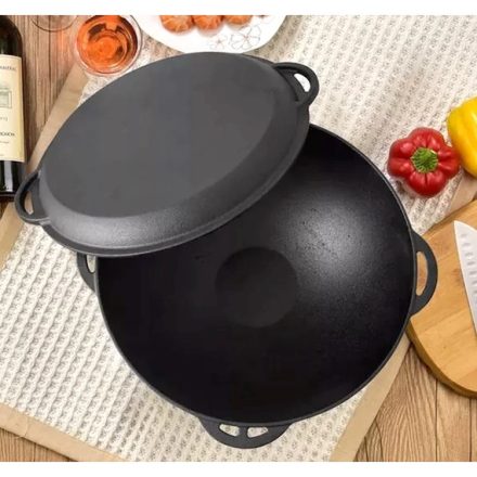 Perfect Home Öntöttvas 3in1 lábas/bogrács/szeletsütő 32 cm