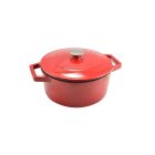 Perfect Home Zománcozott öntöttvas lábas 24 cm 4 literes piros