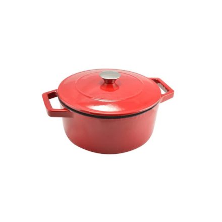 Perfect Home Zománcozott öntöttvas lábas 24 cm 4 literes piros