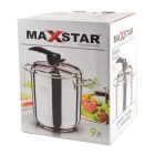 Maxstar Magas Gyorsfőző Kukta 9 literes – Rozsdamentes acél
