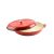 Perfect Home Zománcozott Öntöttvas Szeletsütő Lábos Fedővel 40 cm – Piros