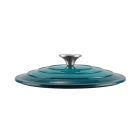 Perfect Home zománcozott öntöttvas lábas 28,5 cm, 6L türkizkék