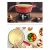 Perfect Home Zománcozott öntöttvas Fondue szett ~1,8 liter piros