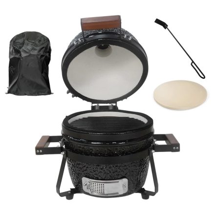 Perfect Home Kamado SE Premium Line Grillező 13"/32cm fényes fekete - készlet 16703