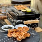 Perfect Home Hibachi Grillező 39*22 cm szögletes fekete 