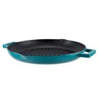 Perfect Home Zománcozott Öntöttvas Grill Szeletsütő 31 cm – Türkizkék