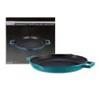 Perfect Home Zománcozott Öntöttvas Grill Szeletsütő 31 cm – Türkizkék