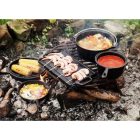 Perfect Home Öntöttvas BBQ Grill szett fa dobozos 6+1 részes / Holland sütő szett