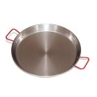 Polírozott acél paella tál – több méretben (20–100 cm)
