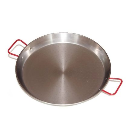 Polírozott acél paella tál – több méretben (20–100 cm)