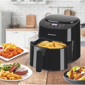   GOURMETMAXX Forrólevegős fritőz/ Airfryer digitális 4,5L 1400W