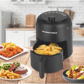   GOURMETMAXX Forrólevegős fritőz/ Airfryer digitális 2,3L 1000W