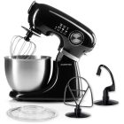GOURMETmaxx 1000W konyhai robotgép – 5L rozsdamentes keverőtál, 12 fokozat