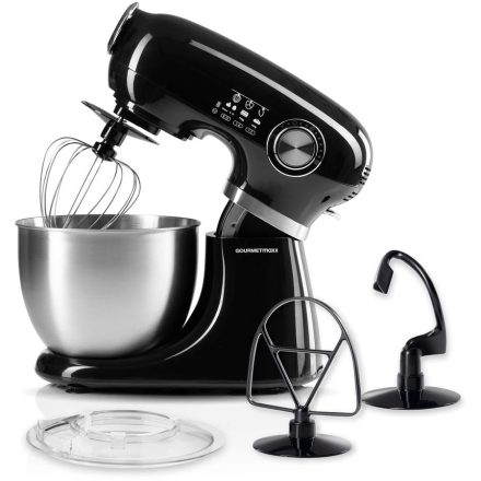 GOURMETmaxx 1000W konyhai robotgép – 5L rozsdamentes keverőtál, 12 fokozat