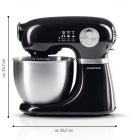 GOURMETmaxx 1000W konyhai robotgép – 5L rozsdamentes keverőtál, 12 fokozat
