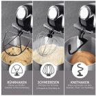 GOURMETmaxx 1000W konyhai robotgép – 5L rozsdamentes keverőtál, 12 fokozat