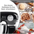 GOURMETmaxx 1000W konyhai robotgép – 5L rozsdamentes keverőtál, 12 fokozat