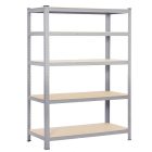 Fém állvány 5 polccal – 175 kg/polc teherbírás (180 x 90 x 40 cm)