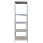 Fém állvány 5 polccal – 175 kg/polc teherbírás (180 x 90 x 40 cm)