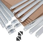 Fém állvány 5 polccal – 175 kg/polc teherbírás (180 x 90 x 40 cm)