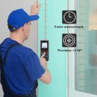 Professzionális digitális lézeres távolságmérő – 100 m hatótáv, IP54 védelem, ±2 mm pontosság