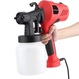   Elektromos festékszóró – 2 db 36V-os akkumulátorral, 1000 ml tartállyal, 3 szórási móddal, ideális mennyezetekhez, falakhoz és kerítésekhez