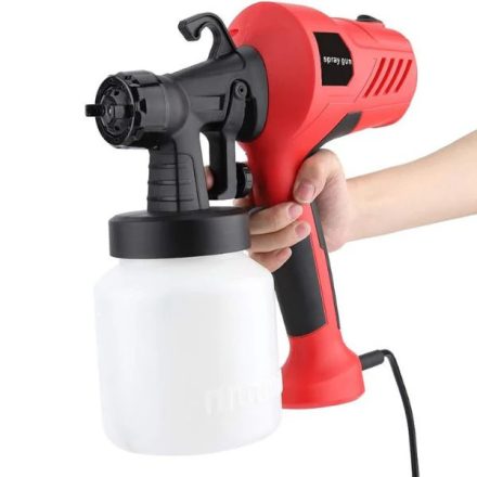 Elektromos festékszóró – 2 db 36V-os akkumulátorral, 1000 ml tartállyal, 3 szórási móddal, ideális mennyezetekhez, falakhoz és kerítésekhez