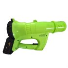 Akkumulátoros lombfúvó – 3500W, 12.000 RPM, 2 akkumulátorral, 2.3 m³/perc légárammal, fekete/zöld színben