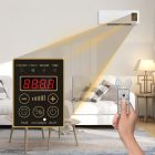 Mini fali hűtő és fűtő készülék, 2 az 1-ben, 55 cm, Hideg/Meleg, 16 - 40 fok, 1800 W, távirányítóval, fehér színben