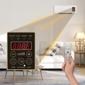   Mini fali hűtő és fűtő készülék, 2 az 1-ben, 55 cm, Hideg/Meleg, 16 - 40 fok, 1800 W, távirányítóval, fehér színben