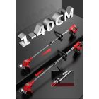 PureCut akkumulátoros fükasza 24V 2db akkumulátorral